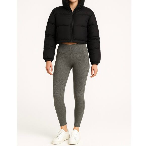 ZELLA Live-In High Waist Leggings | L | Gray Heather | Athleisure - Picture 1 of 10